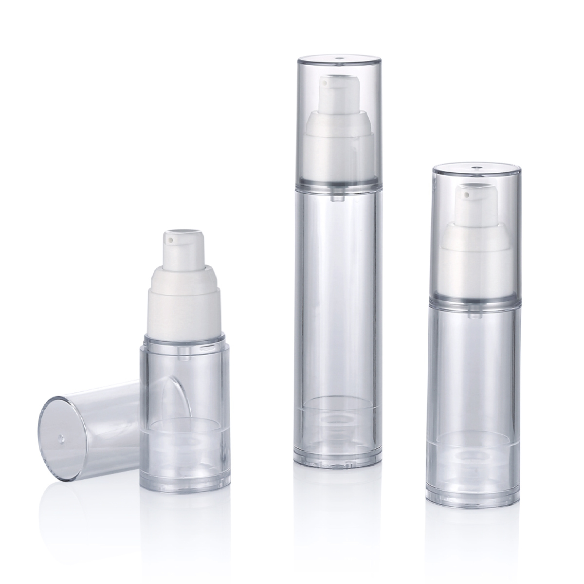 15ml 30ml 50ml buidéal caidéil gan aer buidéal spraeála in-ath-inúsáidte buidéal uachtair gan spraeála le spraeála mín L01-1-1