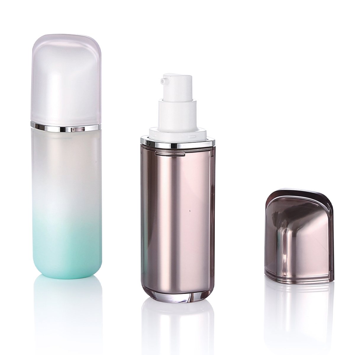 Buidéil chúram craicinn plaisteach 30ml prócaí cosmaideacha 30ml buidéil lóis grádán buidéil le caidéal L14
